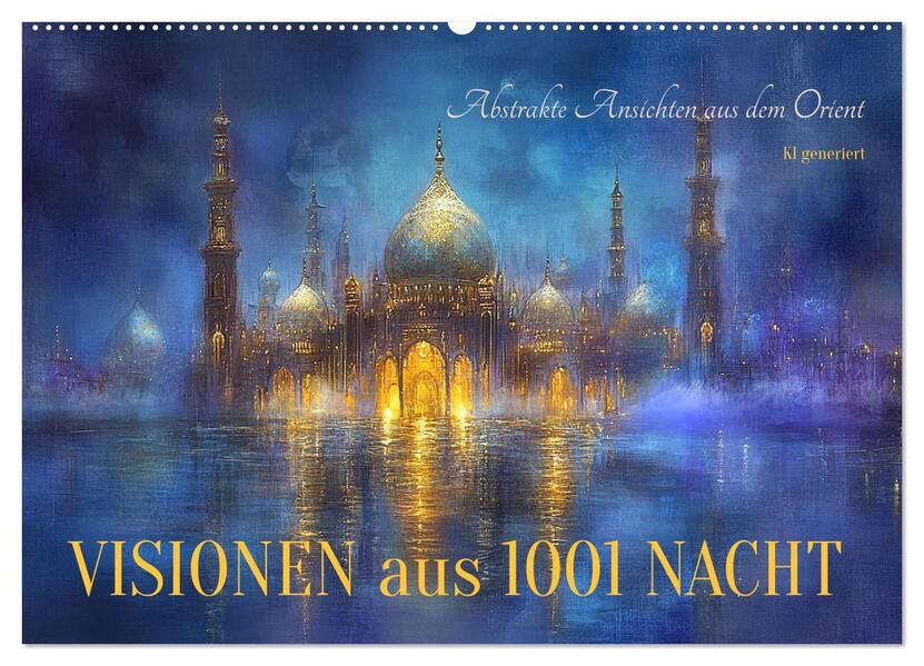 Visionen aus 1001 Nacht (Wandkalender 2026 DIN A2 quer) CALVENDO Monatskalender