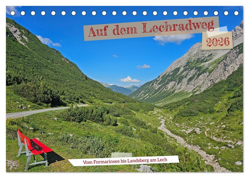 Vom Formarinsee bis Landsberg am Lech - Auf dem Lechradweg (Tischkalender 2026 DIN A5 quer) CALVENDO Monatskalender