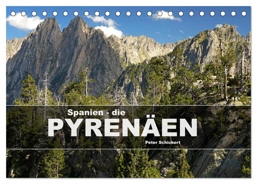 Spanien - die Pyrenäen (Tischkalender 2026 DIN A5 quer) CALVENDO Monatskalender