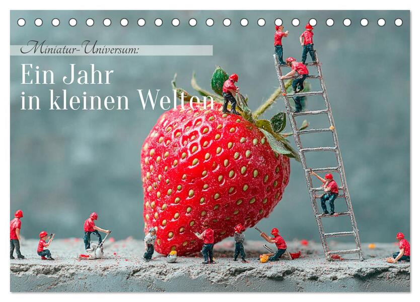 Miniatur-Universum: Ein Jahr in kleinen Welten (Tischkalender 2026 DIN A5 quer) CALVENDO Monatskalender