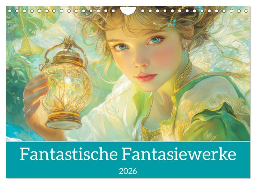 Fantastische Fantasiewerke (Wandkalender 2026 DIN A4 quer) CALVENDO Monatskalender
