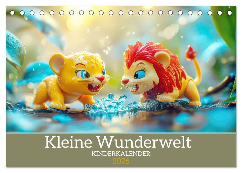 Kleine Wunderwelt - Kinderkalender (Tischkalender 2026 DIN A5 quer) CALVENDO Monatskalender