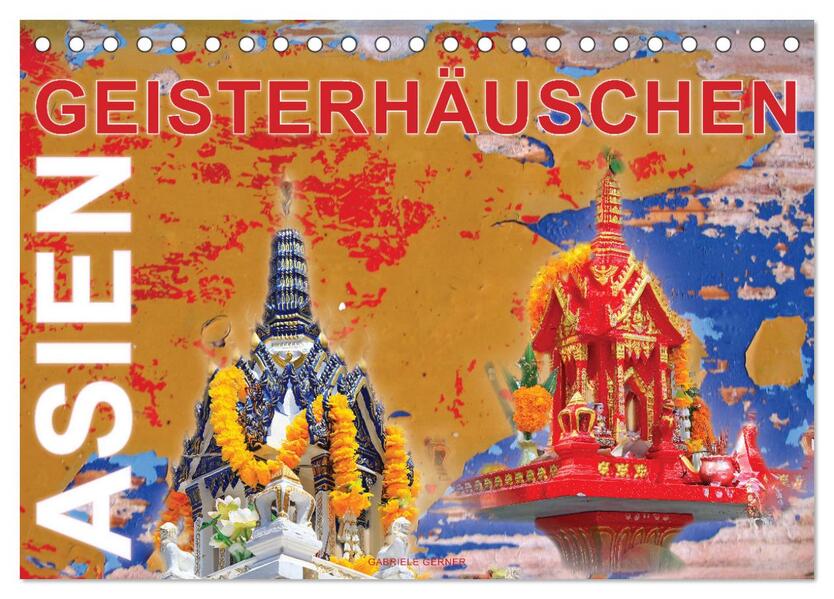 Asien Geisterhäuschen (Tischkalender 2026 DIN A5 quer) CALVENDO Monatskalender
