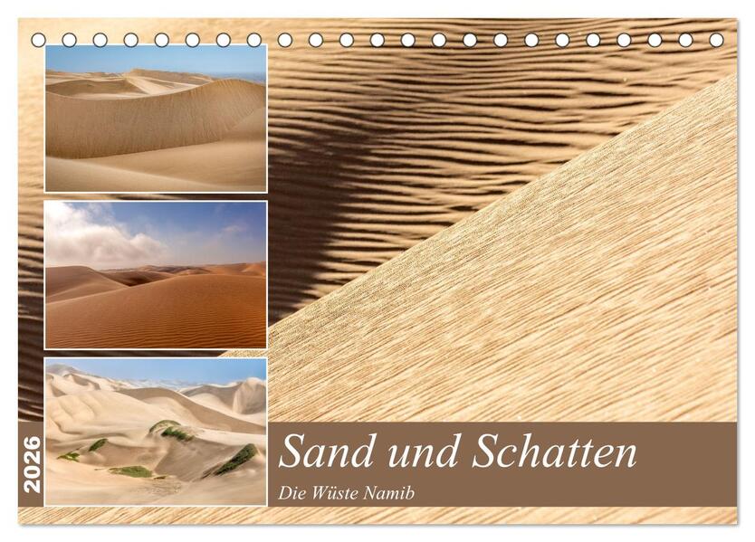 Sand und Schatten (Tischkalender 2026 DIN A5 quer) CALVENDO Monatskalender