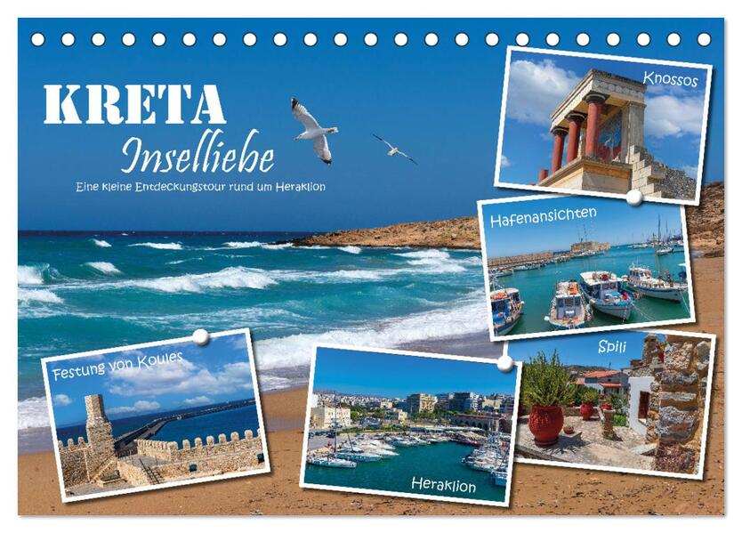 Kreta - Inselliebe (Tischkalender 2026 DIN A5 quer) CALVENDO Monatskalender