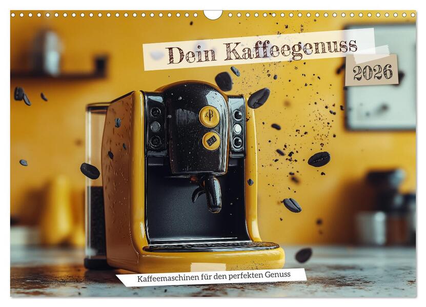 Dein Kaffeegenuss (Wandkalender 2026 DIN A3 quer) CALVENDO Monatskalender