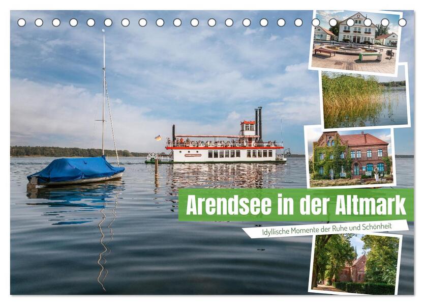 Arendsee in der Altmark (Tischkalender 2026 DIN A5 quer) CALVENDO Monatskalender