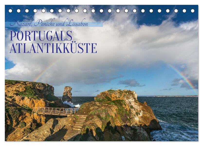 Portugals Atlantikküste (Tischkalender 2026 DIN A5 quer) CALVENDO Monatskalender