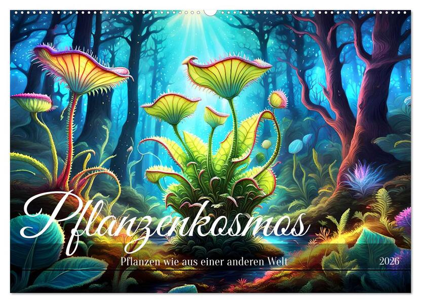 Pflanzenkosmos - Pflanzen wie aus einer anderen Welt (Wandkalender 2026 DIN A2 quer) CALVENDO Monatskalender