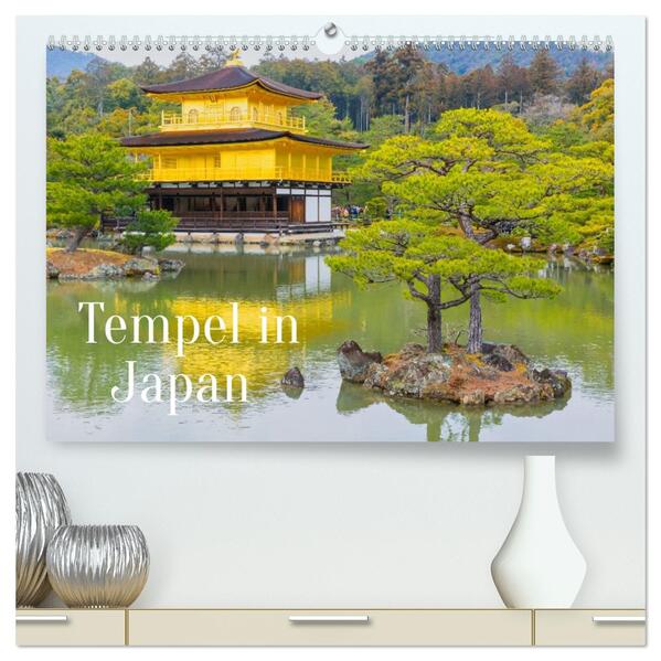 Tempel in Japan (hochwertiger Premium Wandkalender 2026 DIN A2 quer) Kunstdruck in Hochglanz