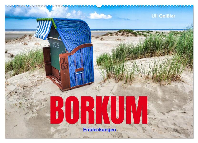 BORKUM Entdeckungen (Wandkalender 2026 DIN A2 quer) CALVENDO Monatskalender