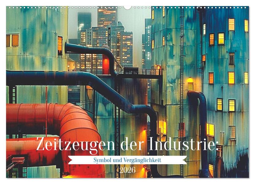 Zeitzeugen der Industrie: Symbol und Vergänglichkeit (Wandkalender 2026 DIN A2 quer) CALVENDO Monatskalender
