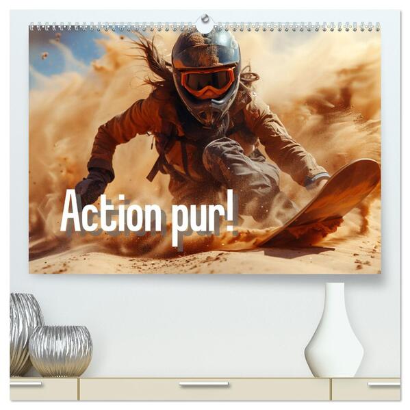 Action pur - atemberaubende Hobbys (hochwertiger Premium Wandkalender 2026 DIN A2 quer) Kunstdruck in Hochglanz