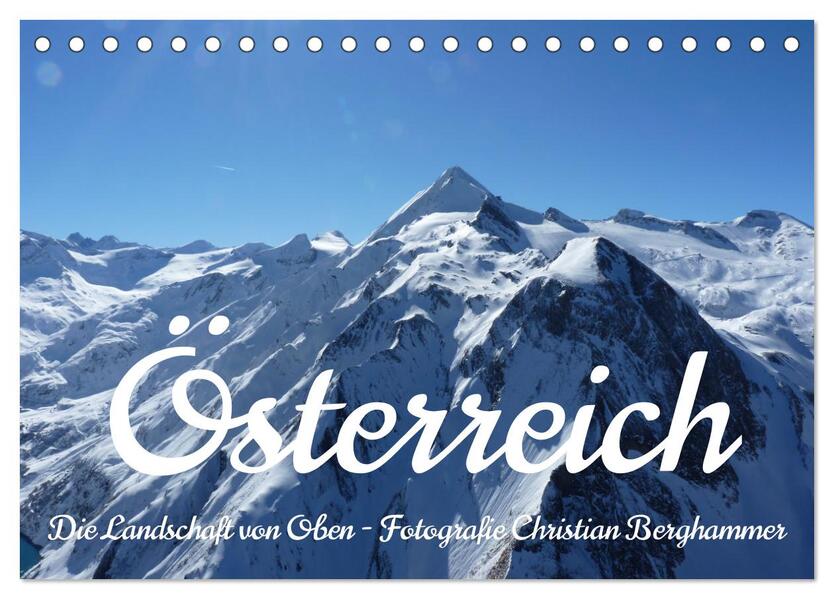 Österreich - Die Landschaft von Oben (Tischkalender 2026 DIN A5 quer) CALVENDO Monatskalender