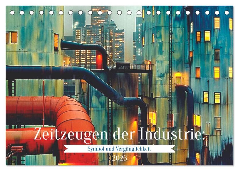 Zeitzeugen der Industrie: Symbol und Vergänglichkeit (Tischkalender 2026 DIN A5 quer) CALVENDO Monatskalender