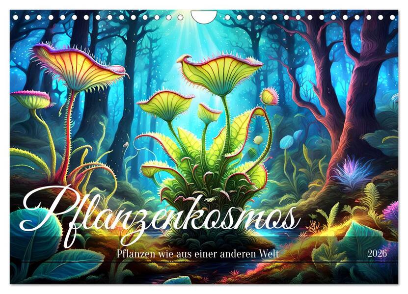Pflanzenkosmos - Pflanzen wie aus einer anderen Welt (Wandkalender 2026 DIN A4 quer) CALVENDO Monatskalender