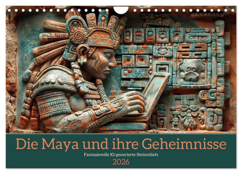 Die Maya und ihre Geheimnisse (Wandkalender 2026 DIN A4 quer) CALVENDO Monatskalender