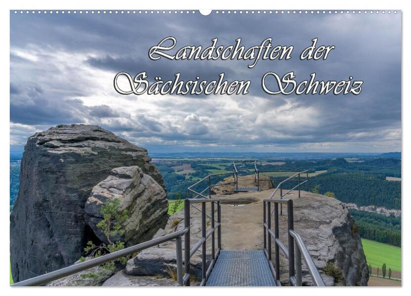 Landschaften der Sächsischen Schweiz (Wandkalender 2026 DIN A2 quer) CALVENDO Monatskalender