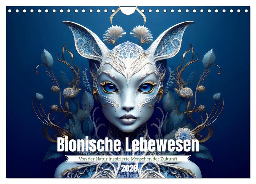 Bionische Lebewesen - Von der Natur inspirierte Menschen der Zukunft (Wandkalender 2026 DIN A4 quer) CALVENDO Monatskalender