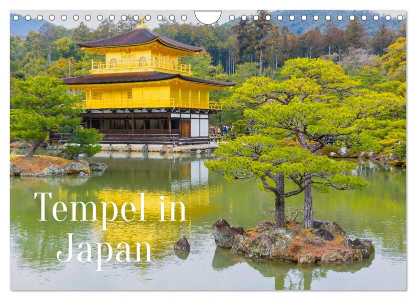 Tempel in Japan (Wandkalender 2026 DIN A4 quer) CALVENDO Monatskalender