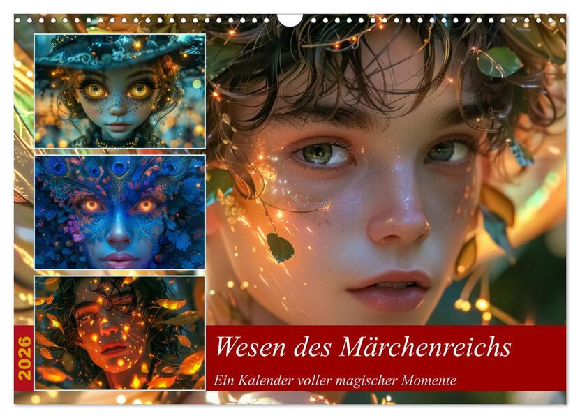 Wesen des Märchenreichs (Wandkalender 2026 DIN A3 quer) CALVENDO Monatskalender