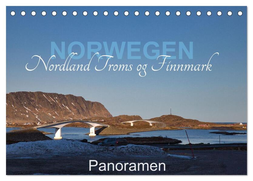 Norwegen Nordland Troms og Finnmark - Panoramen (Tischkalender 2026 DIN A5 quer) CALVENDO Monatskalender