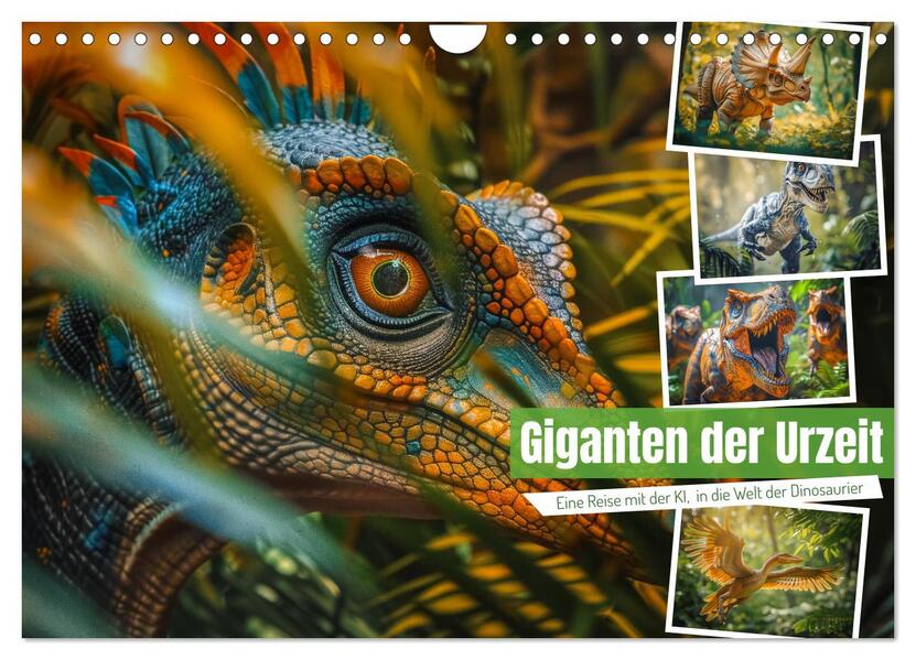 Giganten der Urzeit (Wandkalender 2026 DIN A4 quer) CALVENDO Monatskalender