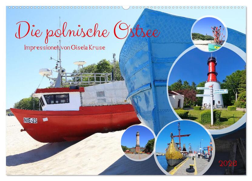 Die polnische Ostsee (Wandkalender 2026 DIN A2 quer) CALVENDO Monatskalender