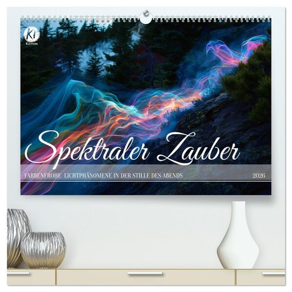 Spektraler Zauber (hochwertiger Premium Wandkalender 2026 DIN A2 quer) Kunstdruck in Hochglanz