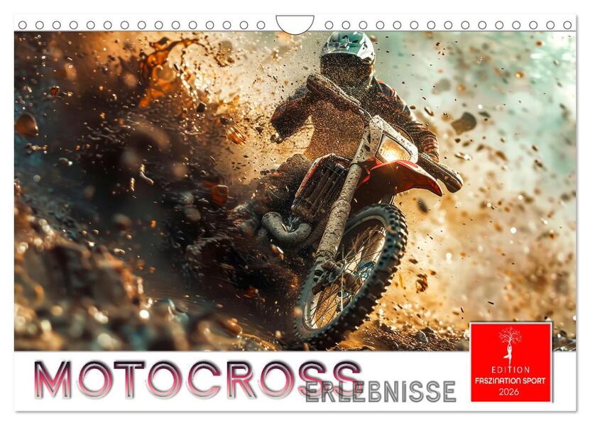 Motocross Erlebnisse (Wandkalender 2026 DIN A4 quer) CALVENDO Monatskalender