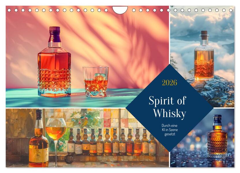 Spirit of Whisky (Wandkalender 2026 DIN A4 quer) CALVENDO Monatskalender