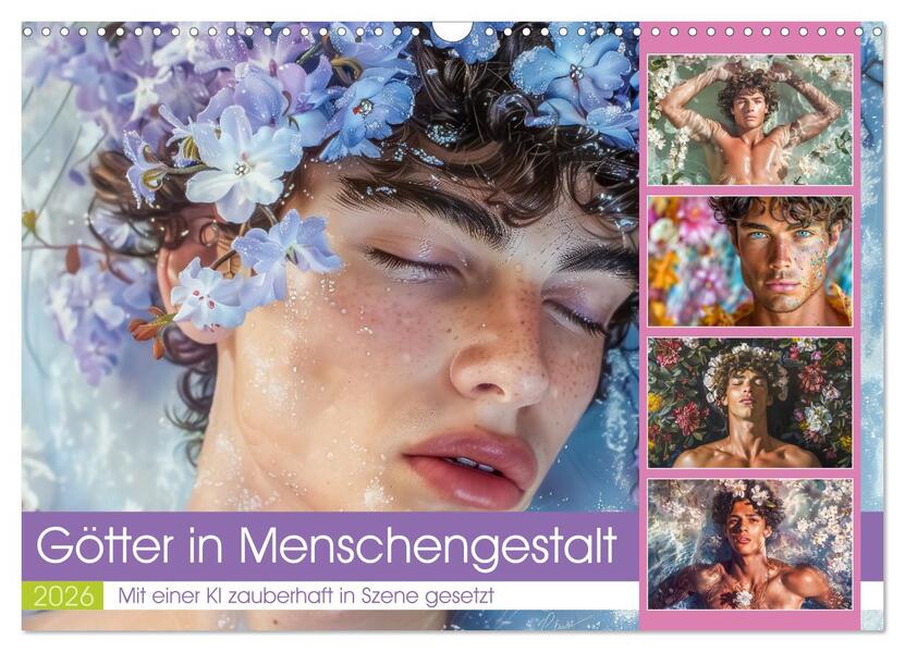 Götter in Menschengestalt (Wandkalender 2026 DIN A3 quer) CALVENDO Monatskalender