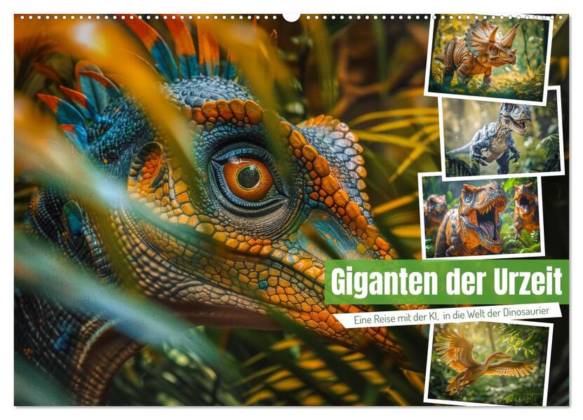Giganten der Urzeit (Wandkalender 2026 DIN A2 quer) CALVENDO Monatskalender