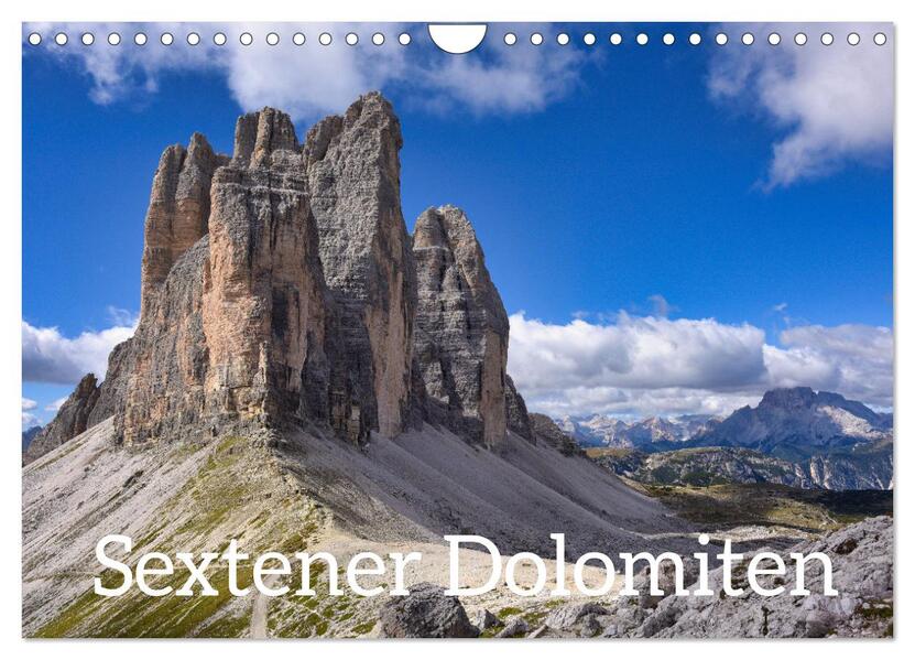 Sextener Dolomiten (Wandkalender 2026 DIN A4 quer) CALVENDO Monatskalender