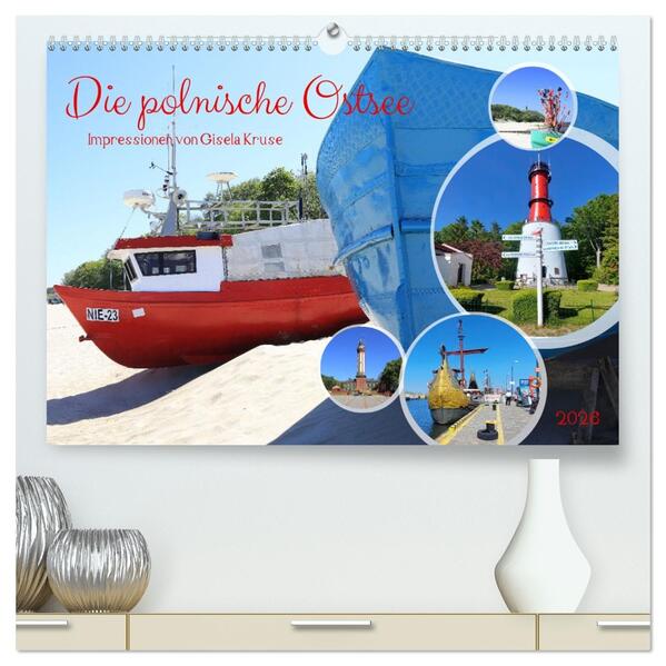 Die polnische Ostsee (hochwertiger Premium Wandkalender 2026 DIN A2 quer) Kunstdruck in Hochglanz