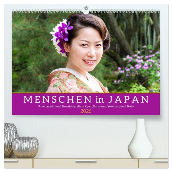 Menschen in Japan (hochwertiger Premium Wandkalender 2026 DIN A2 quer) Kunstdruck in Hochglanz