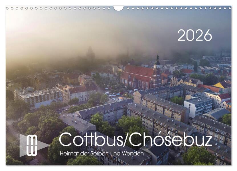Cottbus/Chósebuz (Wandkalender 2026 DIN A3 quer) CALVENDO Monatskalender