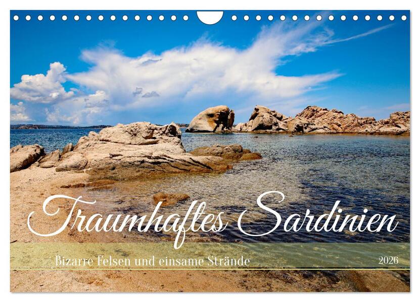 Traumhaftes Sardinien (Wandkalender 2026 DIN A4 quer) CALVENDO Monatskalender
