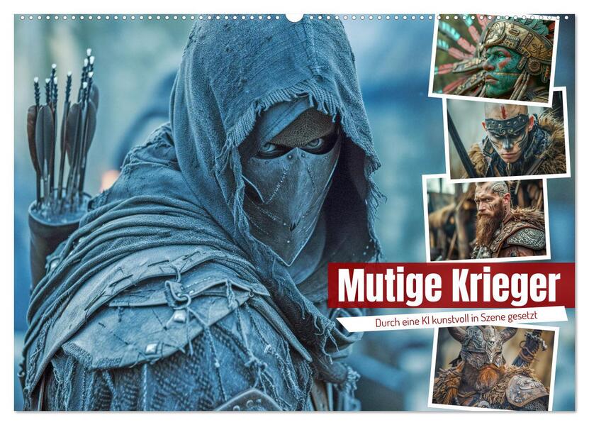 Mutige Krieger (Wandkalender 2026 DIN A2 quer) CALVENDO Monatskalender