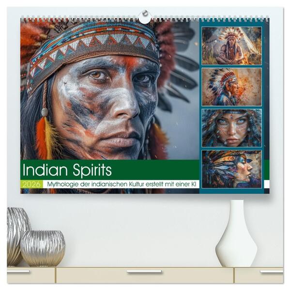 Indian Spirits (hochwertiger Premium Wandkalender 2026 DIN A2 quer) Kunstdruck in Hochglanz