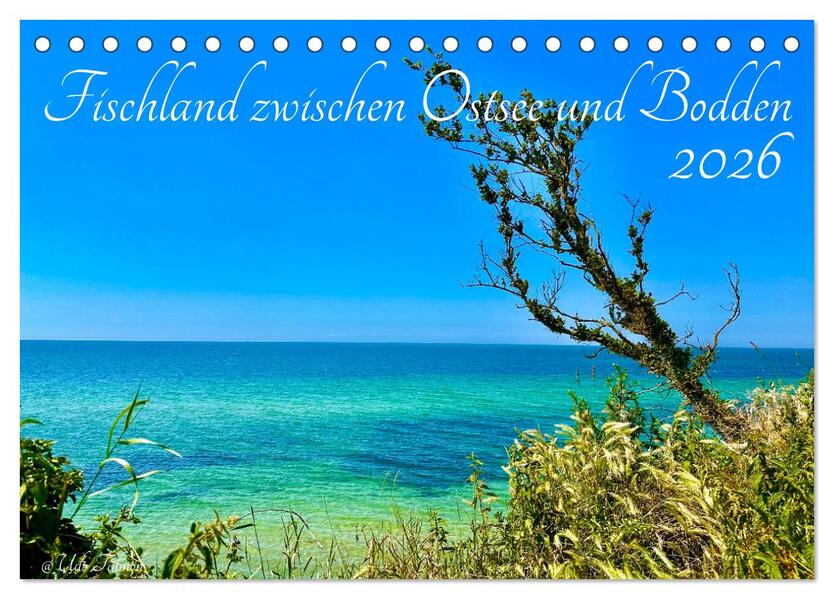 Fischland zwischen Ostsee und Bodden (Tischkalender 2026 DIN A5 quer) CALVENDO Monatskalender