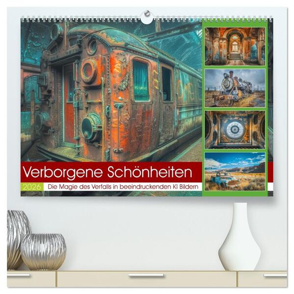 Verborgene Schönheiten (hochwertiger Premium Wandkalender 2026 DIN A2 quer) Kunstdruck in Hochglanz