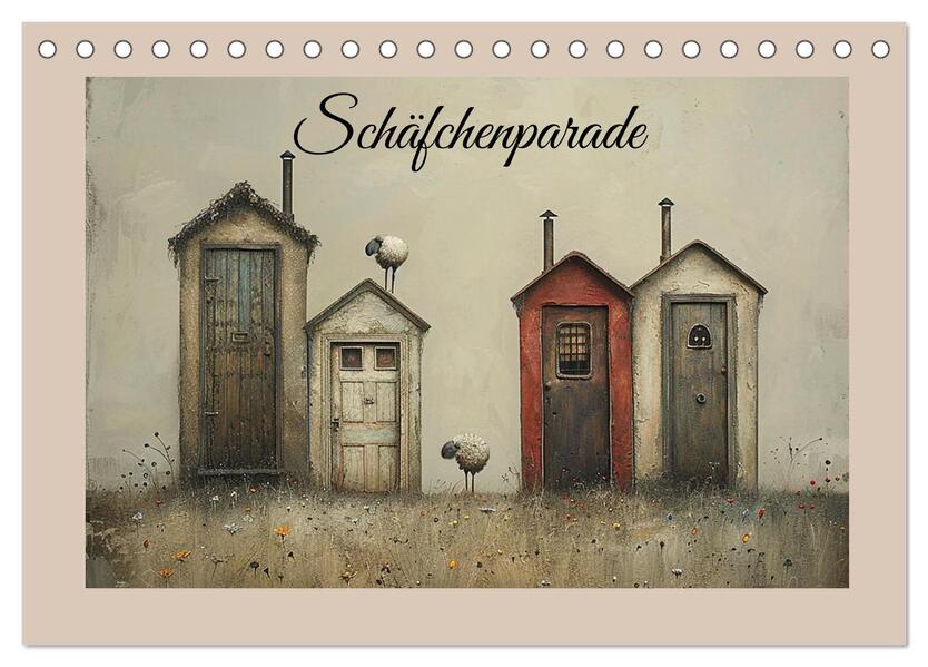Schäfchenparade (Tischkalender 2026 DIN A5 quer) CALVENDO Monatskalender