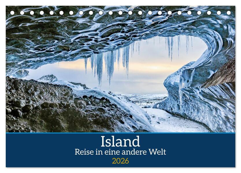 Island - Reise in eine andere Welt (Tischkalender 2026 DIN A5 quer) CALVENDO Monatskalender