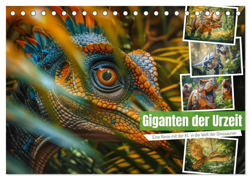 Giganten der Urzeit (Tischkalender 2026 DIN A5 quer) CALVENDO Monatskalender