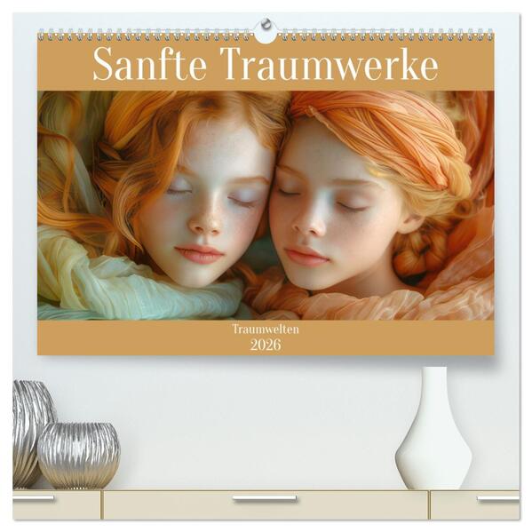 Sanfte Traumwerke - Traumwelten (hochwertiger Premium Wandkalender 2026 DIN A2 quer) Kunstdruck in Hochglanz