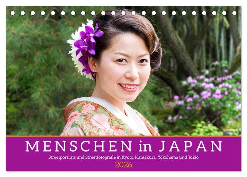 Menschen in Japan (Tischkalender 2026 DIN A5 quer) CALVENDO Monatskalender
