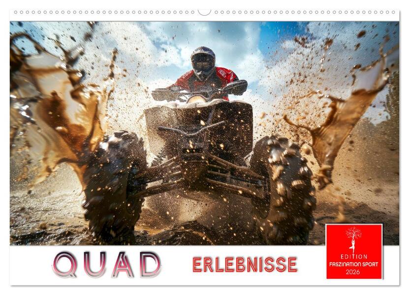 Quad Erlebnisse (Wandkalender 2026 DIN A2 quer) CALVENDO Monatskalender