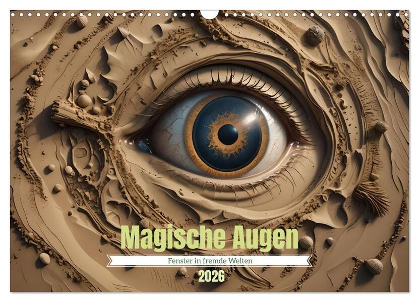 Magische Augen (Wandkalender 2026 DIN A3 quer) CALVENDO Monatskalender