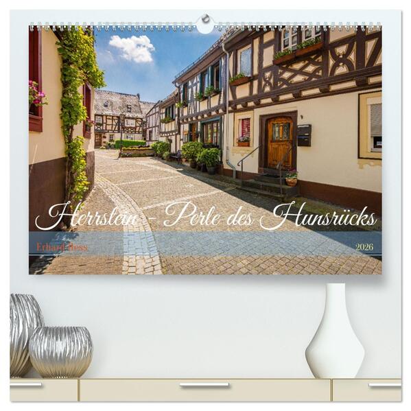Herrstein - Perle des Hunsrücks (hochwertiger Premium Wandkalender 2026 DIN A2 quer) Kunstdruck in Hochglanz